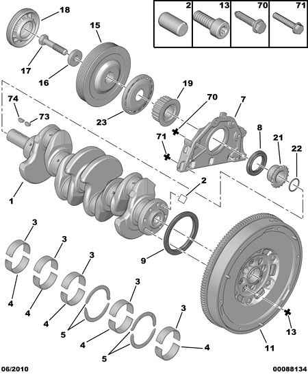 CITROËN 0515.V9 - Belt Pulley, crankshaft onlydrive.pro