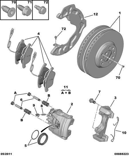 PEUGEOT 16 101 037 80 - Brake Pad Set, disc brake onlydrive.pro