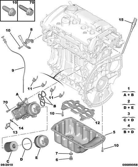 PEUGEOT 0311.39 - Engine oil sump filter probe: 01 pcs. onlydrive.pro