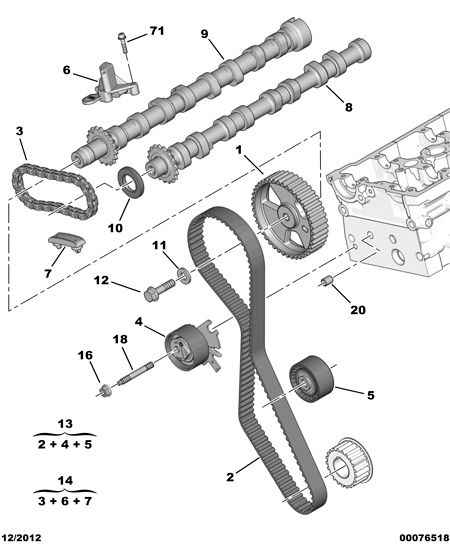 CITROËN 0816 K8 - Camshaft belt camshaft gear: 01 pcs. onlydrive.pro