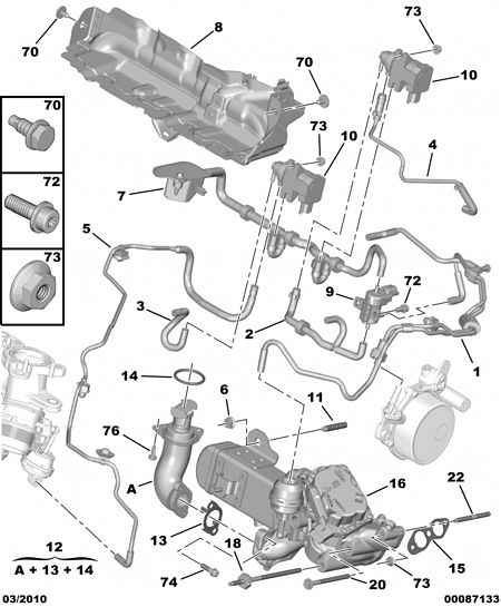 PEUGEOT 1618.KR - Прокладка, клапан возврата ОГ onlydrive.pro