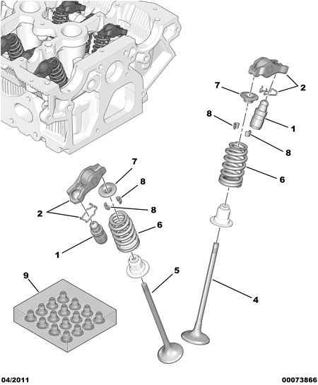 CITROËN 0948.E8 - Inlet Valve onlydrive.pro