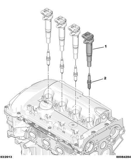 PEUGEOT 5960.G4 - Engin spark plug ignit electr modul coil: 04 pcs. onlydrive.pro