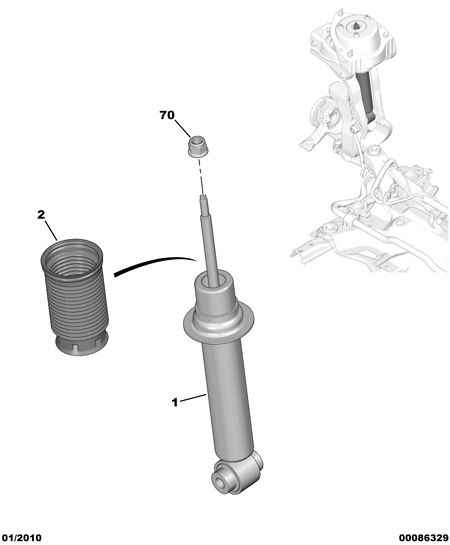 PEUGEOT 5254 37 - Dust Cover Kit, shock absorber onlydrive.pro