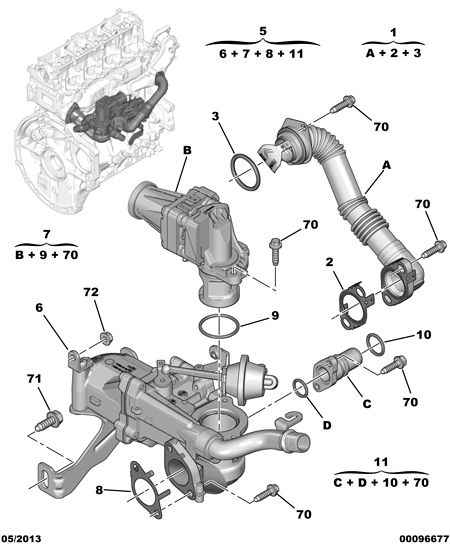 PEUGEOT 98 029 815 80 - Jäähdytin,pakokaasukierrätys onlydrive.pro