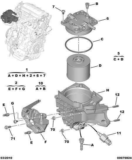 CITROËN 1906 A7 - Fuel filter onlydrive.pro