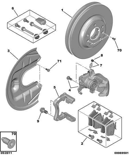 PEUGEOT 4252.79 - Brake Pad Set, disc brake onlydrive.pro