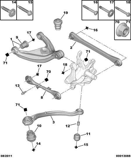 PEUGEOT 5131.C5 - Bush of Control / Trailing Arm onlydrive.pro