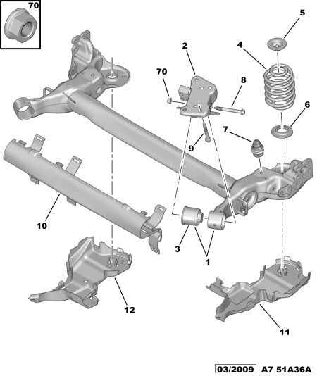 PEUGEOT 5131 F9 - Bush of Control / Trailing Arm onlydrive.pro