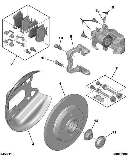 CITROËN 4400 W5 - Brake Caliper onlydrive.pro