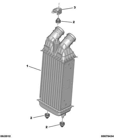 CITROËN 0384 N8 - Intercooler, charger onlydrive.pro