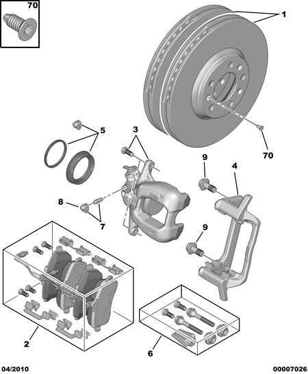 PEUGEOT 4427 C2 - Repair Kit, brake caliper onlydrive.pro