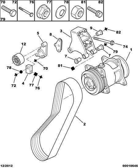 CITROËN 6453 TZ - Air conditioned compressor detail: 01 pcs. onlydrive.pro