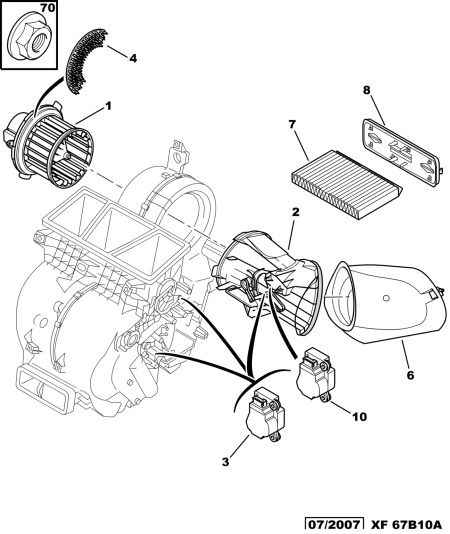 CITROËN 6447 KL - Air puller-air entry-module-reducer: 01 pcs. onlydrive.pro