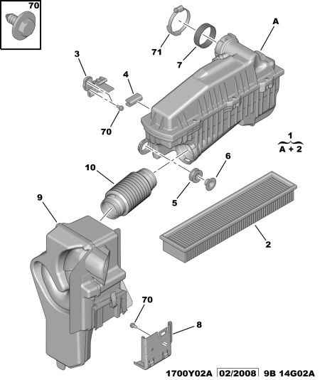 PEUGEOT 1444 FF - Air Filter, engine onlydrive.pro