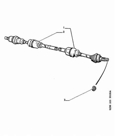 PEUGEOT 3297.14 - Nut, stub axle onlydrive.pro