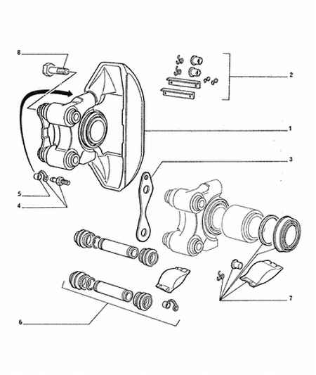 CITROËN 4448 51 - Repair Kit, brake caliper onlydrive.pro