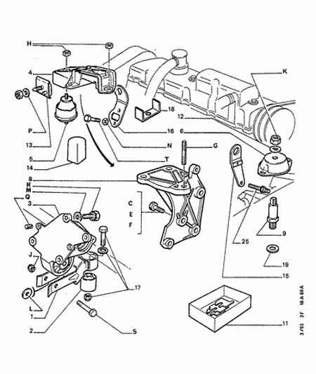 CITROËN 1854 16 - Holder, engine mounting onlydrive.pro