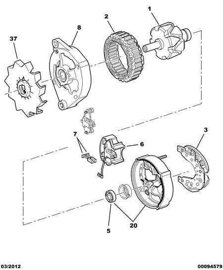 CITROËN 5727 35 - Rotor, alternator onlydrive.pro