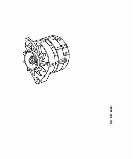 PEUGEOT 5705.11 - Alternator: 01 pcs. onlydrive.pro