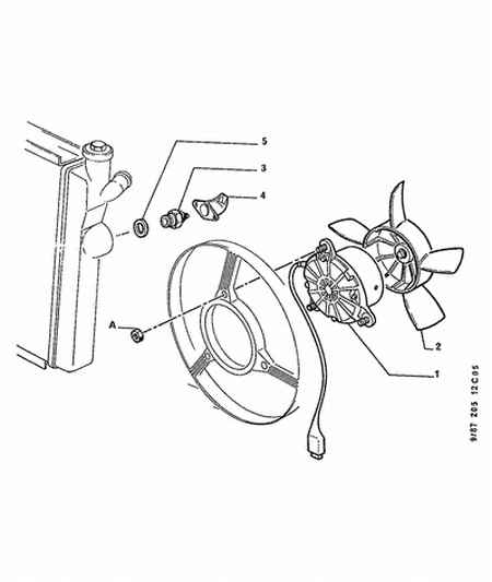 CITROËN 1264.14 - Temperature Switch, radiator / air conditioner fan onlydrive.pro