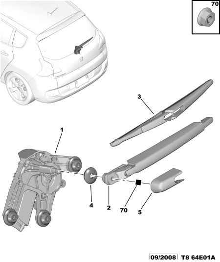 PEUGEOT 6405 JQ - Wiper Motor onlydrive.pro