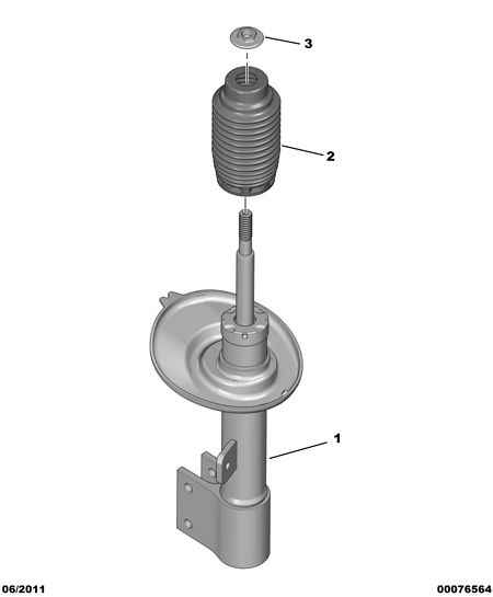 PEUGEOT 5208 G2 - Shock Absorber onlydrive.pro