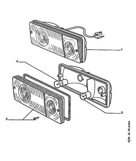 CITROËN 6216 C2 - Front light: 02 pcs. onlydrive.pro