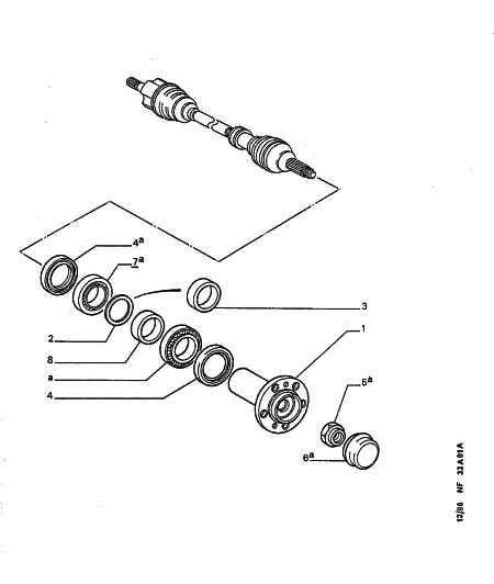 PEUGEOT 3318.17 - Nut, stub axle onlydrive.pro