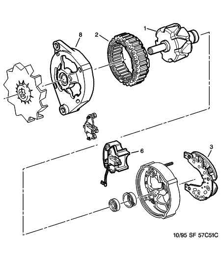 CITROËN 5761.67 - Voltage regulator, alternator onlydrive.pro