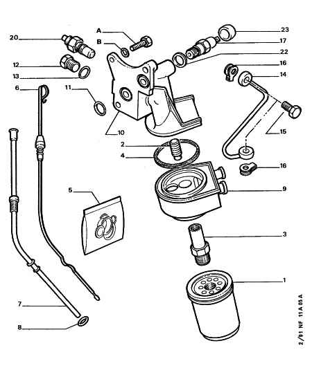 PEUGEOT (DF-PSA) 1109 52 - Oil filter - gauge: 01 pcs. onlydrive.pro