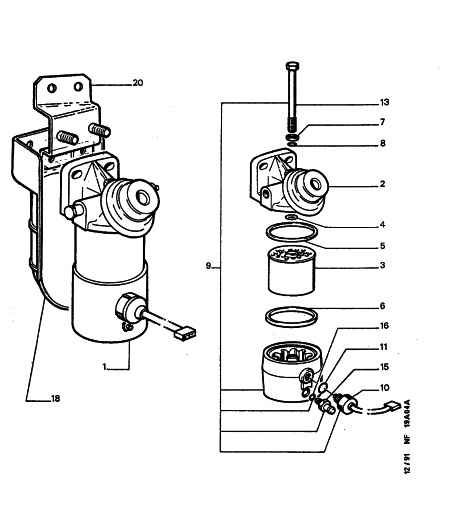 PEUGEOT (DF-PSA) 1903 03 - Fuel filter onlydrive.pro