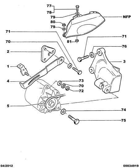 PEUGEOT 5750 76 - V-Ribbed Belt onlydrive.pro