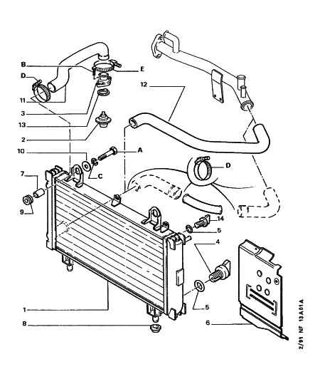 HITACHI 1306 72 - Cooling radiator: 01 pcs. onlydrive.pro