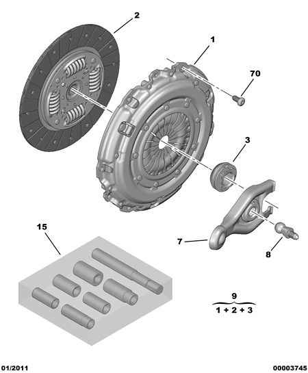 PEUGEOT (DF-PSA) 2052.68 - Clutch Kit onlydrive.pro