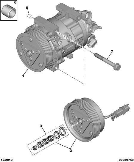 PEUGEOT 6453.WY - Compressor, air conditioning onlydrive.pro