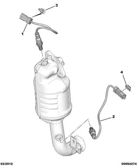 PEUGEOT 96 734 385 80 - Oxygen, Lambda Sensor onlydrive.pro