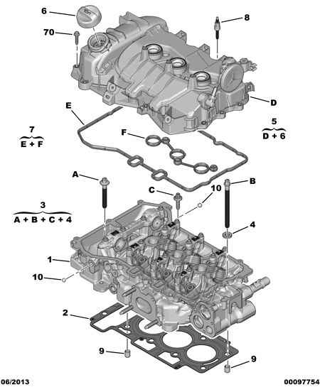 PEUGEOT 96 778 553 80 - Gasket Set, cylinder head cover onlydrive.pro