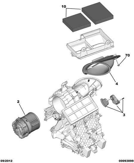 CITROËN 6447 VX - Air puller-air entry-module-reducer: 01 pcs. onlydrive.pro