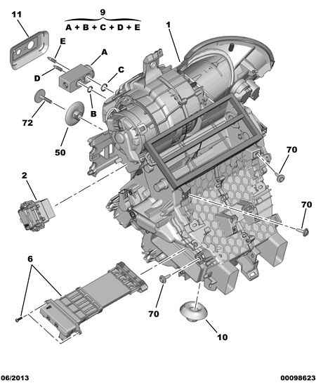 PEUGEOT (DF-PSA) 6441 AF - Evaporator - pressure relief valve: 01 pcs. onlydrive.pro