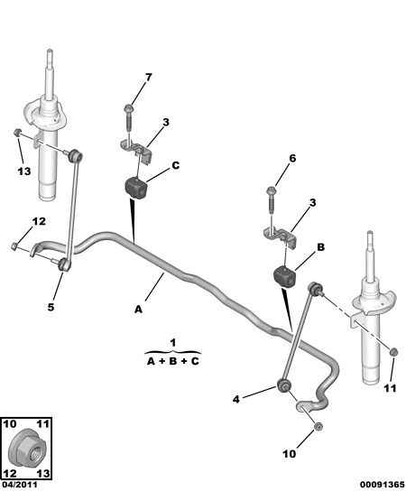 CITROËN 98 088 682 80 - Stiepnis / Atsaite, Stabilizators onlydrive.pro