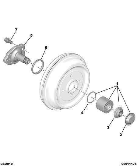 PEUGEOT 3748.90 - Bearing Kit, wheel hub onlydrive.pro