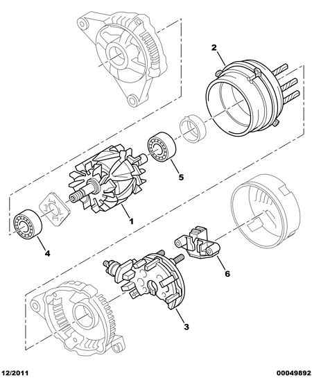 PEUGEOT 5761.86 - Voltage regulator, alternator onlydrive.pro