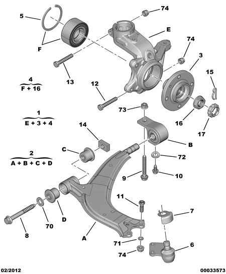 CITROËN 3640 43 - Шаровая опора onlydrive.pro