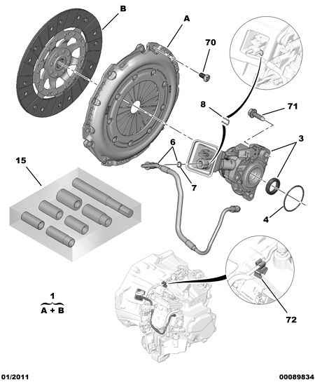 PEUGEOT 2053.14 - Clutch Kit onlydrive.pro