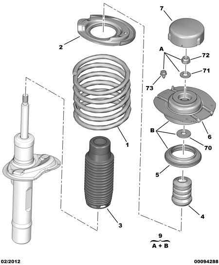 CITROËN 5033 68 - Dust Cover Kit, shock absorber onlydrive.pro