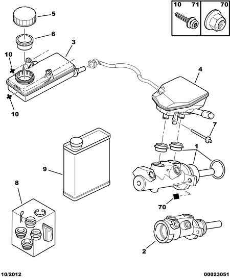 PEUGEOT 4601 L3 - Brake Master Cylinder onlydrive.pro