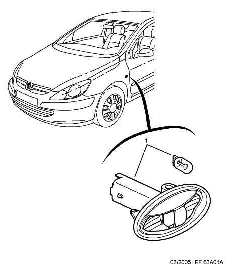 CITROËN 6325 G4 - Front light: 02 pcs. onlydrive.pro