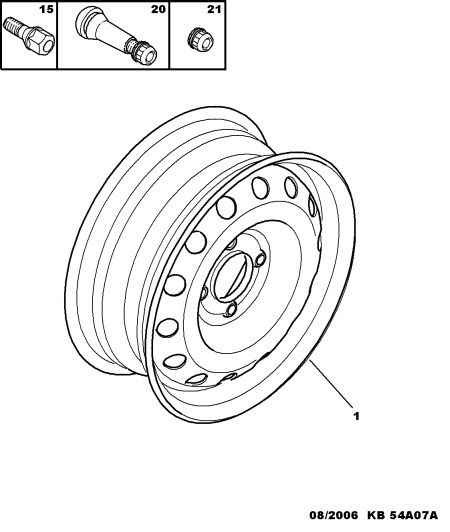 CITROËN 5405.59 - Wheels: 16 pcs. onlydrive.pro