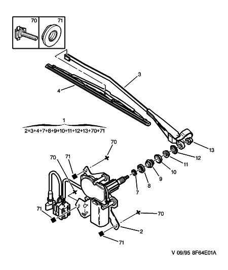 PEUGEOT 6426.GG - Rear window wiper: 01 pcs. onlydrive.pro